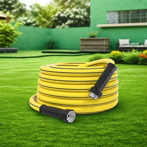 High Quality Home Garden 200 Ft Flexible Water Garden Hose With Brass Fittings Rubber And Plastic Garden Hoses