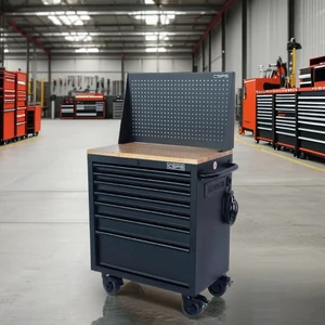 Tool Cabinet 07 Drawer Trolley Tool Set Box CSPS Brand Toolbox Wheels Powder Coated Stainless Steel Durable ISO9001 Certified