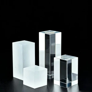 Frosted PMMA Bar Acrylic Square Column For Multimedia LED Light Display Stage Event