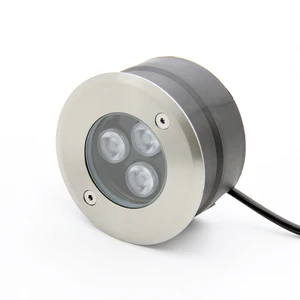 3W IP67 Waterproof Pathway Outdoor Rgb Warm White Garden Floor Inground Lamp LED Underground Light