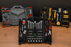 Industrial Heavy Duty 95-Piece Hand Set Bit Sockets OEM Customizable Chrome Vanadium Steel Portable Toolbox For Mechanics Home