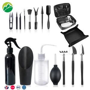 Wholesale Outdoor Garden Hardware Hand Tools Set With Bag Shovel Watering Can Scissors Mini Garden Tools for Pot Planting