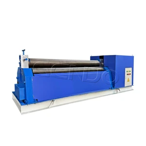 2026 Iron Sheet Bender Metal Sheet Mechanical Rolling Machine 3 Roller Steel Plate Bending Machine For Sale