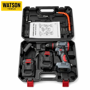 Wholesale Cordless Electric Drill Kit Lithium Battery Power Drill Set With Drill Bits Flexible Shaft And Carrying Case