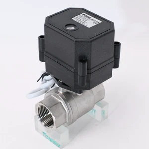 Kld20s Mini Motorized Ball Valve Stainless Steel Electric Ball Valve for Water,HVAC,air Conditional System Flow control device