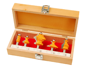 Customizable 5pcs Router Bit Set with Carbide Tipped Woodworking Bits OEM Support