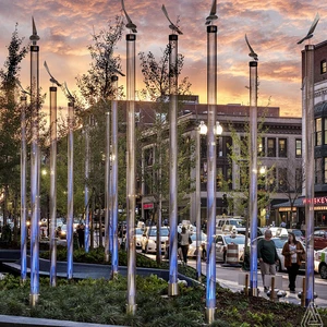 Outdoor RGB Led Light Tube Motif Column Lights for Outdoor Use
