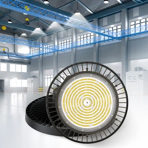240W IP65 Waterproof PC 5000K 30000LM Tunnel Repair Workshop Warehouse UFO Hanging High Shed Industrial Miner's Lamp Dimmable