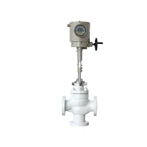 ZDLG Electronic Diaphragm Gas Control Valve Electric Flow Control Valve Electric Control Valve Dn25~300mm Port Size -60~450