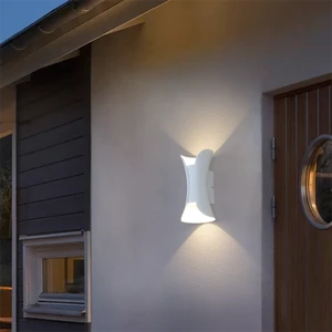 GU10 Outdoor Light Fixtures Wall Lantern Mount Double Head up Down Light Outdoor Wall Light Waterproof