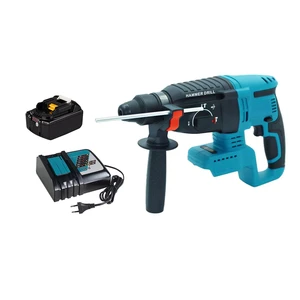MKT 18V Combo Kit DHR242 Brushless Rotary Hammer Drill Set, Complete with 2 BL1860B Batteries and Original Carry Case