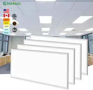LED Panel Light 2x4FT ETL DLC Dimmable Adjustable CCT SMD2835 IP44 High Brightness 5-Year Warranty Home Office - US Stock