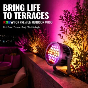 72-96W Single Color/RGBW LED Outdoor Garden Spotlight Villa/ Column/ Pillar / Landscape / Building Facade Lighting D210
