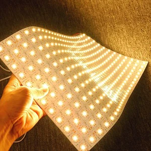 Ultra Slim Flexible Bendable LED Panel 24v Dimmable 4000k 6000k Surface Diffuser Backlit Backlighting Sheet Panel LED Light