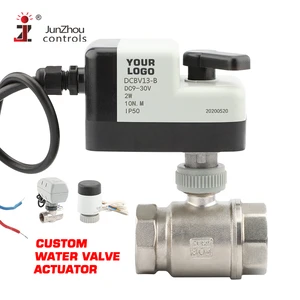 Junzhou BV13 12V 24V 220V Control Valve Motorized Actuator On-Off Electric Water Flow Control DN25 1