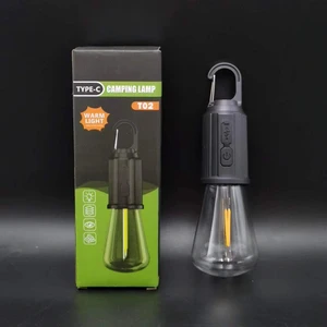 GL-T02Q Portable Camping Lamp Guangli LED Retro Style Warm White Outdoor Garden Light With TYPE-C Charging For Atmosphere