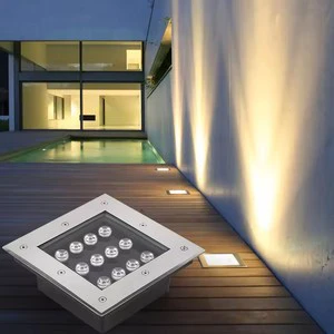 Outdoor Waterproof Square Underground Lamp Landscape Deck Terrace Walkway Landscape Lighting Embedded Underground Light