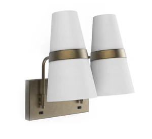 For Listed Modern AC Staybridge Suites Next Generation 7.0 Collection Project Lamp Hotel Guest Room Double Headboard Wall Sconce
