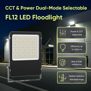IP66 200W LED Flood Light for Outdoor Tennis Court Tunnel Lighting