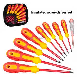 1000V 9PCS Electrical Insulation Screwdriver Set Magnetic Screwdrivers High-voltage Screwdrivers and Magnetic Tools