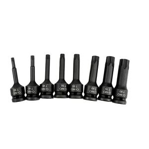 Professional Hand Tool Set H4-H22mm 1/2 Drive Torx Impact Socket Wrench Ratchet/Electric/Impact Socket Set Socket Socket Socket
