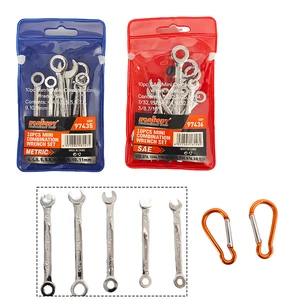 20 PCS Miniature Combination Wrench Set, Open End and Box End for Industrial Maintenance & DIY