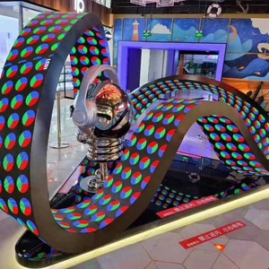 Soft LED Curved Module Flexible Display with 500cd Brightness Adobe RGB 98% Color Gamut for Indoor Architectural Lighting Wall