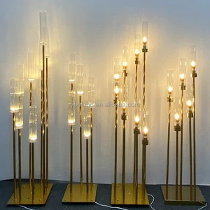 H148 Wedding Aisle Lights 5-head, 8-head, Step-by-step Plum Blossom Tube Lights For Stage, Wedding Runway Decorations