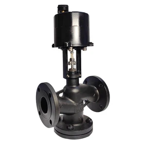 Navarch 1.2' AC24V Carbon Steel Equal Proportional Regulation Valved Flow 4-20MA Electrical Flow Control Valve OEM IP54 PN16