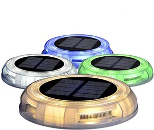 Outdoor Pathway Driveway Garden Decking Street Solar Ground Light Underground Light Deck Lamp Outdoor Under Ground Lawn Light