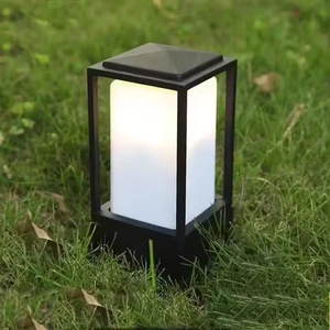 Outdoor Waterproof IP65 LED Pillar Light Exterior E27 Bollard Light Gate Post LED Lawn Lamp