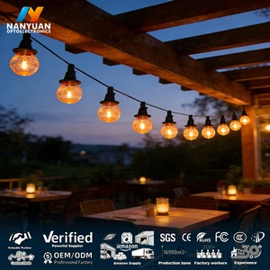 IP65 Weatherproof LED String Lights, Shatterproof Patio Lights For Garden & Wedding Decor