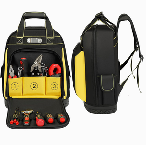 Heavy Duty Backpacks Large Capacity Tool Storage Electrician Tool Bag Electricians Plumbers Construction Belt Tool Sets Bags Kit
