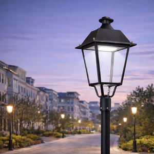 Anti Rust Aluminum Marine IP66 IK08 Powder Painting 75W AC Bollard SPD10KV For Garden Walkways LED Light