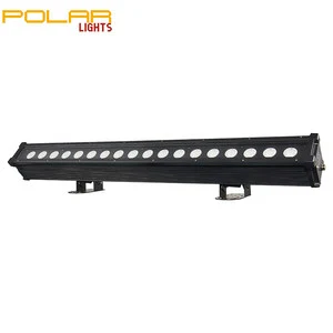 Polarlights IP65 LED Wash Light 18*15W RGBW 4 in 1 LED Waterproof Wall Washer Light for Party Show Concert