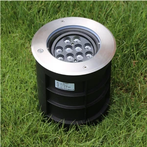 IP67 Waterproof Adjustable Beam Angle RGBW LED Inground Light DMX Recessed Outdoor Landscape Uplight For Driveway Step Projects