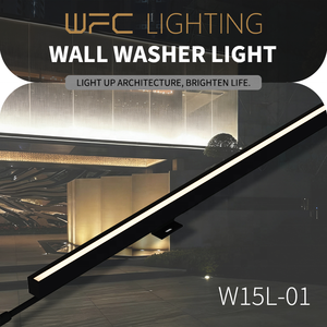 High Quality Aluminum IP66 Protected LED Outdoor Wall Washer DC24V Landscape & Architectural Bridge Bidirectional Lighting