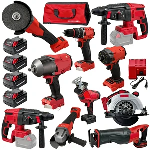 18V Brushless Power Tool Set: Suitable for Heavy-duty Construction, Woodworking, and Automotive Maintenance Scenarios