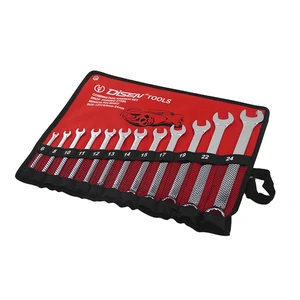 Juego De Llaves Combinadas Disen High Quality 6Mm-32Mm Mechanic Tools Kit Angle Wrench Set Bag
