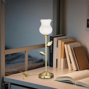 Luxury Small Portable Table Led Light Rechargeable Cordless Desk Lamp for Hotel Restaurant Bedroom A8345-1