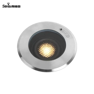 Savia Outdoor Stainless Steel Waterproof Ip67 Step Light 7w Gu10 Recessed Led Underground Light Garden Lamp Ceiling Downlight