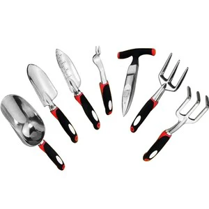 Garden Hand Tool Set Aluminium Steel Stainless Steel Trowel Plant Tools Kit with Shovel Spade Fork Rake Hoe Weeder