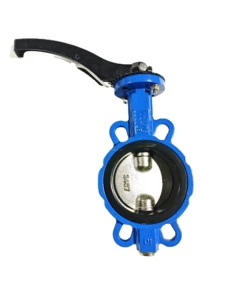 Turbine-Actuated Flanged Butterfly Valve (D71X-16Q) Soft-Sealed, Ductile Iron, Manually Operated DN100