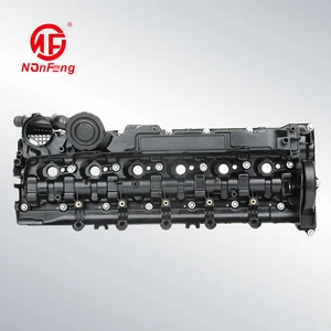 Plastic Black Engine Cylinder Head Top Cable Car Valve Cover for BMW 11128510234