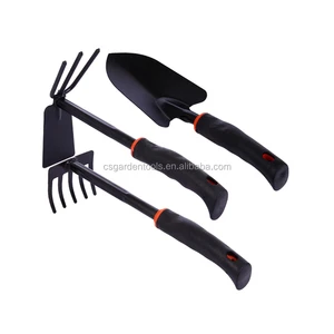 3 Pieces Dual Hoe Shovel Rake Set Mini Garden Kit Tools