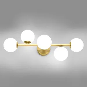 Worbest Bathroom Vanity Light Dimmable LED Brushed Nickel Wall Sconce Mirror Lamps for Luxury Indoor Use