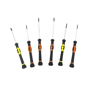 6 Pcs Precision Screwdriver Set S2 Material by Vacuume Heat Treatment