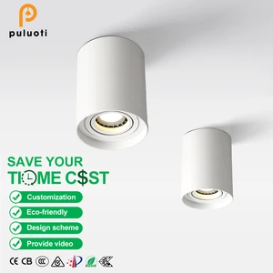 Modern MR16/GU10 LED Spotlights Anti-Glare Aluminum Surface Mounted Down Light for Home Clothing-Innovative Lighting Solution