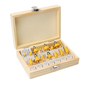 15pcs Router Bit Set Carpentry Tools for Wood MDF