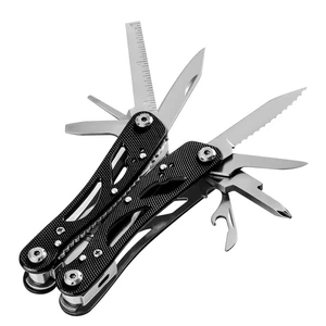 Stainless Steel & Aluminum Metric Serrated Jaw DIY OEM Multitool Screwdriver Pliers Set
